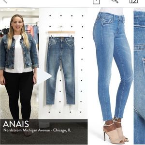 Mother jeans High Waisted Looker Ankle Fray Hey Sun sz26 style #1411-686